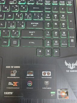 Herní ntb Asus Ryzen 7, 512 GB SSD, NVidia 4GB, 8 GB RAM - 3