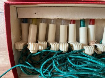 staré vánoční ozdoby světýlka svíčky vánoční ozdoby - 3