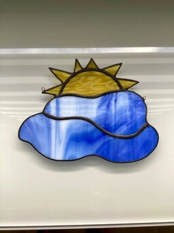 Sluníčko - vitrážové sklo - 3