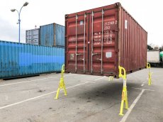 Přídavné nohy na lodní kontejner - překládání kontejneru č.1 - 3