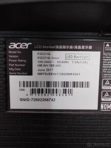 Monitor 21.5" Acer KG221Q - 3