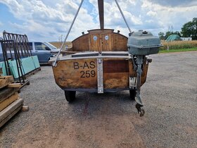 Prodám mahagonovou plachetnici Lehfeld s motorem - 3