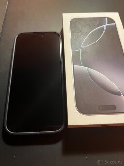 iPhone 16 Pro 256 Gb - Zánovní - TOP stav - Záruka - 3