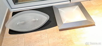Prodám svítidla halogen, kombinace skla a nerezu - 3