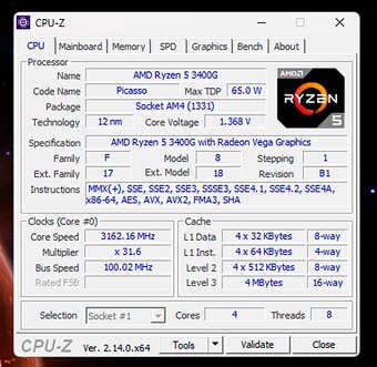 Herní procesor AMD Ryzen 5 3400G | RX VEGA 11 - 3