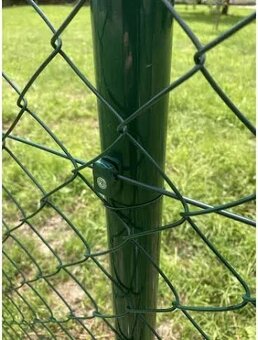 PILECKÝ Čtyřhranné pletivo IDEAL Zn+PVC zelené, oko 55 mm, v - 3