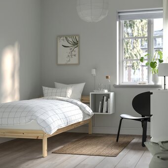 IKEA NEIDEN – rám postele z borovice + rošt LURÖY - 3