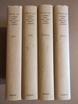 4x kniha Český rok - Jaro, Léto, Podzim, Zima - 3