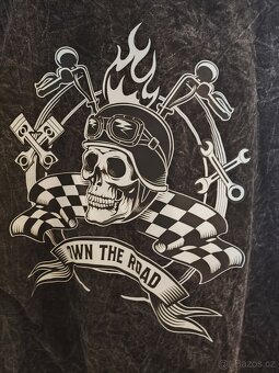 Bavlněné motorkářské triko 1x XL a 1xL - 3