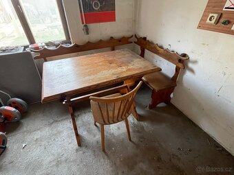 Stůl a lavice - 3