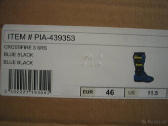 MX boty  SIDI CROSSFIRE  3  SRS  -- vel.46  --  NOVÉ  --- - 3