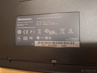ThinkPad Mini Dock USB 3.0 (FRU 04W3940) + 90W zdroj - 3
