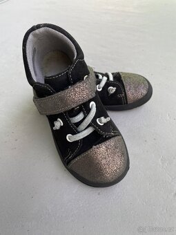 Barefoot celoroční boty/tenisky Jonap B12/MV černá třpyt 30 - 3