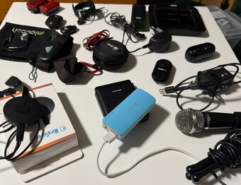 Různá elektronika - Mikrofon, kamera, MP3, meteostanice,... - 3