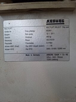 ROBOTICKÝ SYSTÉM PRO VSTŘIKOVACÍ LISY ARBURG - 3