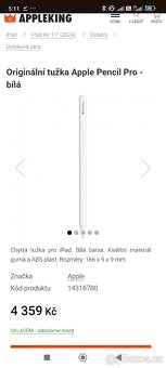 Apple pencil pro PERO uplne nové 2 kusy k dispozici - 3