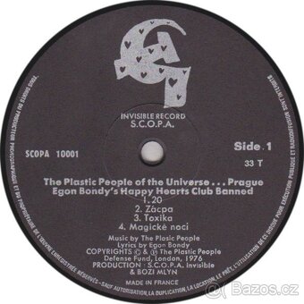 LP Plastic People … - Egon Bondy's Hearts... vč. bookletu - 3