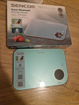 Nová kuchyňská váha Sencor SKS 7071GR s Bluetooth - 3