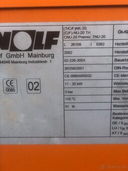 Prodám  kotel na olej 17 - 20 Kw - 3