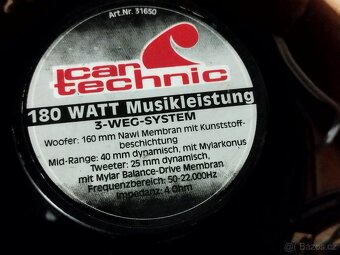 Reproduktory 2x basový 2x středový s ovladačem k volantu - 3