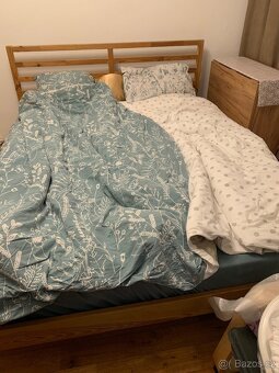 Prodám postel + rošty + matrace - 3