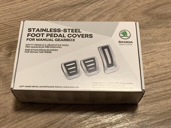 Kryty pedálů z ušlechtilé oceli - ŠKODA - 3