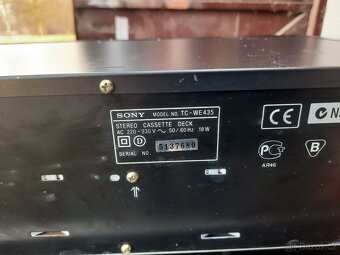 Tape deck sony TC-WE 435 - 3