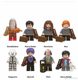 Rôzne figúrky Harry Potter (8ks) typ lego - nove - 3
