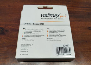 UV filtr Walimex PRO 62mm Slim Super DMC - nový - 3