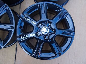 Alu disky origo černé Škoda 16", 5x112, ET 50, šířka 6,5J - 3
