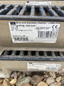 Betonovy zlab s litinovou mrizi 5ks - 3