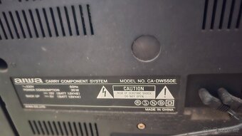 Aiwa kazetový a radiový magnetofon. - 3