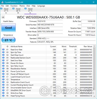 Western Digital Blue 500GB / 3.5" / 7200RPM - 3