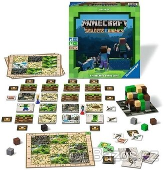 Hra MINECRAFT Builders&Biomes + BOX - VŠE NOVÉ - 3