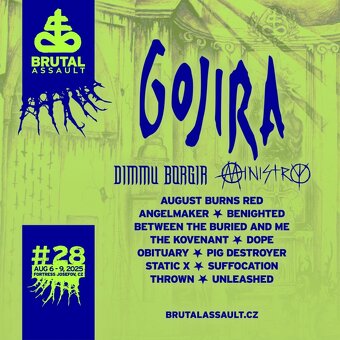 Ubytování, Aamon camp, Brutal assault 2025 - 3