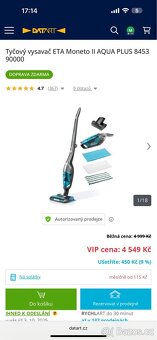 Tyčový vysavač ETA Moneto II AQUA PLUS - 3