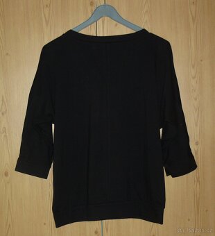 Černé dámské tričko Megi Collection - 3