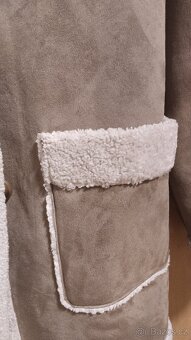 Bunda z kožíškem (beránek, dublenka) dámská - 3