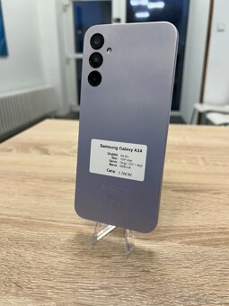 Samsung Galaxy A14, 64 GB - stříbrná - 3