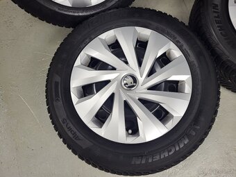 Originál 15" VW Škoda 5x100 zimní pneu 4,5-7mm - 3