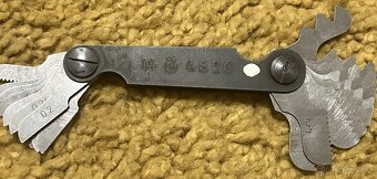 Závitové měrky ČSN 4621 a ČSN 4620 - 3