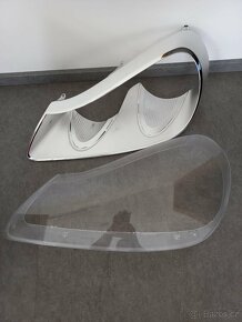 chrom plast vnitřku levá lampa Porsche cayenne 957 - 3