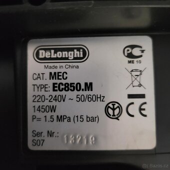 Kávovar DeLonghi EC850.M - 3