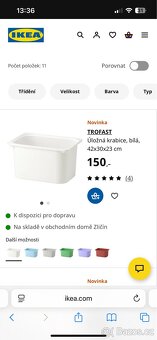3x ikea trofast úložná krabice s víkem - 3