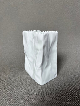 Rosenthal Ikonická porcelánová váza Paper Bag 10 cm - 3