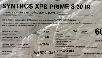 Extrudovaný polystyren 6 cm XPS - 3