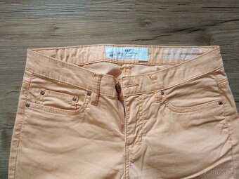 dámské oranžové kalhoty H&M - 3