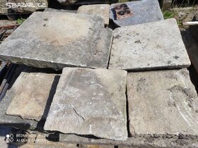 Stará kamenná dlažba, mramorová dlažba, zápražáky - 3