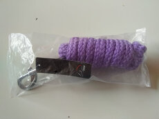 Set Ohlávka Stars podložená LILAC + vodítko COB - 3