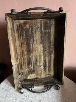 Krásný dřevěný tác - 3